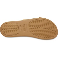 Sandália Crocs Brooklyn Low Wedge W Sandal Umber - Unissex - Foto 5