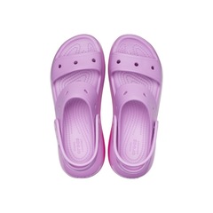 Sandália crocs classic mega crush plataform sandal bubble - Feminino - Foto 5