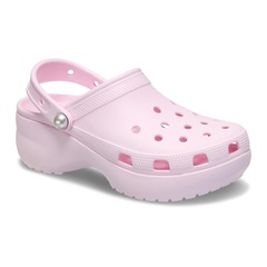 Sandália Crocs Classic Platform Pearl Clog - Feminino - Foto 2