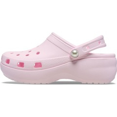 Sandália Crocs Classic Platform Pearl Clog - Feminino - Foto 3