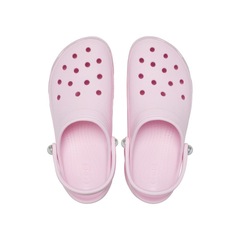 Sandália Crocs Classic Platform Pearl Clog - Feminino - Foto 5