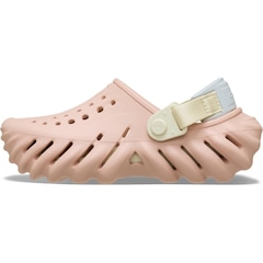 Sandália Crocs Echo Clog K Pink Caramel - Unissex - Foto 3