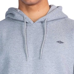 Blusão de Moletom Canguru Rip Curl Classic Surf Grey Heather Masculino - Foto 4