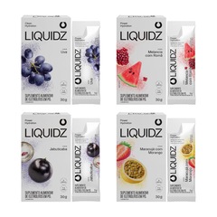Eletrólitos Zero LIQUIDZ® Açúcar 4 Sabores - 4cx com 6 Sachês - Foto 1