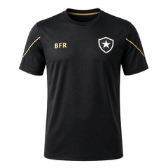 Camisa do Botafogo Auriflama Gloriosa Black Braziline - Masculina - Foto 1