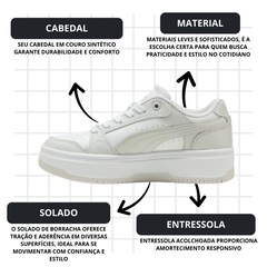 Tênis Feminino Puma Rebound Femme Low - Foto 5