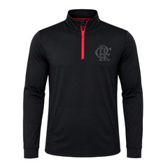 Blusão do Flamengo Tato com Ziper Braziline - Masculino - Foto 1