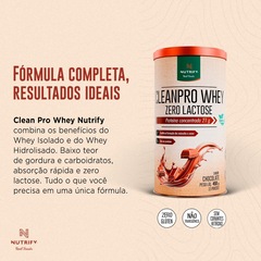 Nutrify CleanPro Whey Zero Lactose 450g - Foto 4