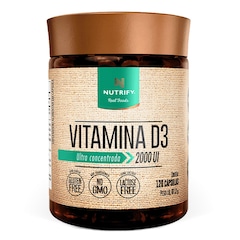 Nutrify Vitamina D3 2.000 UI - 120 Cáps - Foto 1