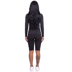 Conjunto Fitness Blusa Térmica Proteção UV e Bermudão Vekyo - Foto 3