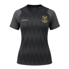Camisa do Flamengo Energia Raglan Gold Braziline - Feminina - Foto 1