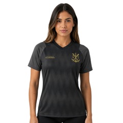 Camisa do Flamengo Energia Raglan Gold Braziline - Feminina - Foto 2