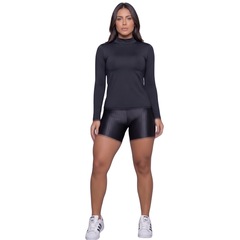 Conjunto Fitness Blusa Térmica Proteção UV e Short New Zig Vekyo - Foto 1