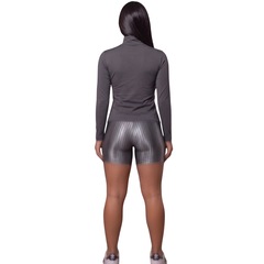 Conjunto Fitness Blusa Térmica Proteção UV e Short New Zig Vekyo - Foto 3