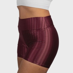 Shorts Selene 3d Super Elastano Bordo Feminino - Foto 3