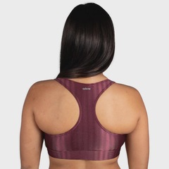 Top Selene 3d Com Bojo Removivel Bordo Feminino - Foto 2