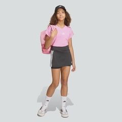 Shorts Saia adidas Train Essentials Três Listras Infantil - Foto 3