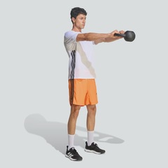 Camiseta adidas Workout Essentials Base Três Listras  Masculina - Foto 3