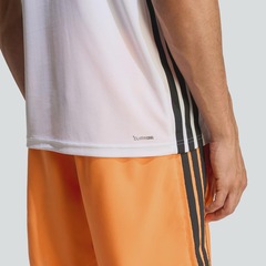 Camiseta adidas Workout Essentials Base Três Listras  Masculina - Foto 4