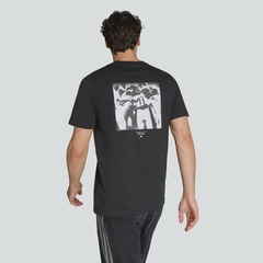 Camiseta adidas Football Slogan Graphic Masculina - Foto 4