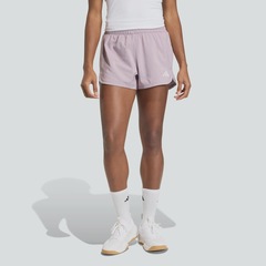 Shorts adidas Pacer Workout Cintura Alta Feminino - Foto 1