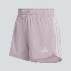 Shorts adidas Pacer Workout Cintura Alta Feminino - Foto 3