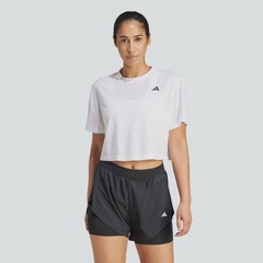 Camiseta adidas Treino Boxy Essentials Feminina - Foto 2