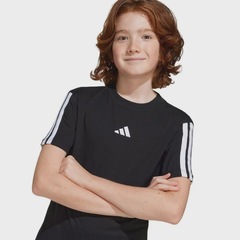 Camiseta adidas Essentials 3 Stripes Infantil - Foto 2