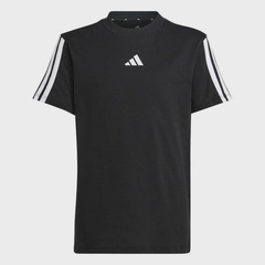 Camiseta adidas Essentials 3 Stripes Infantil - Foto 3