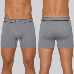 Kit 6 Cuecas Boxer Lupo Sem Costura Adulto - Foto 3