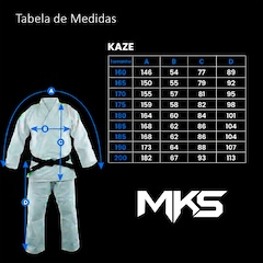 Kimono Judô Kaze MKS Combat Masculino - Foto 2