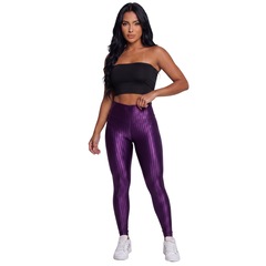 Conjunto Fitness Top Faixa Tube e Calça New Zig Vekyo Feminino - Foto 1