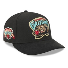 Bone New Era 9FIFTY Pre-Curved Vancouver Grizzlies Suede Masculino - Foto 3