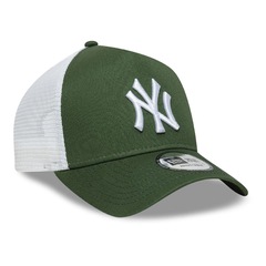 Bone New Era 9FORTY A-FRAME TRUCKER SN New York Yankees MLB Masculino - Foto 3