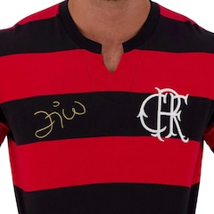 Camisa do Flamengo Flatri Zico Braziline - Masculina - Foto 3
