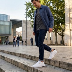 Tênis Masculino Puma Court Classic Clean - Foto 4