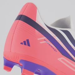 Chuteira de Campo Infantil adidas F50 Hyperfast Club FG/MG - Foto 6