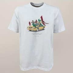 T-Shirt Oversized Fluminense Taxi - Liga Retrô - Masculina - Foto 3