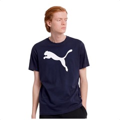 Camiseta Puma ESS Logo Poly Tee Masculina - Foto 1
