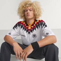 Camisa da Alemanha Uniforme 1 1994 Retrô adidas Masculina - Foto 3