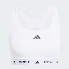 Top adidas Suporte Médio Techfit Feminino - Foto 6