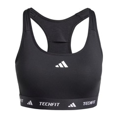 Top adidas Suporte Médio Techfit Feminino - Foto 1