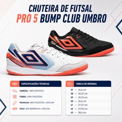 Chuteira Futsal Adulto Umbro Pro 5 Bump Club - Foto 7