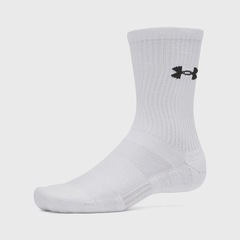 Meia Under Armour Performance Cotton 3 Pares - Masculina - Foto 1