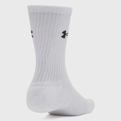 Meia Under Armour Performance Cotton 3 Pares - Masculina - Foto 2