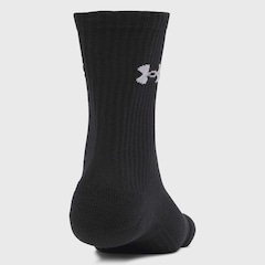 Meia Under Armour Performance Cotton 3 Pares - Masculina - Foto 2