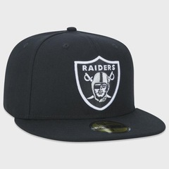 Boné New Era 59FIFTY Aba Reta NFL Las Vegas Raiders 7 3/8 - Foto 3