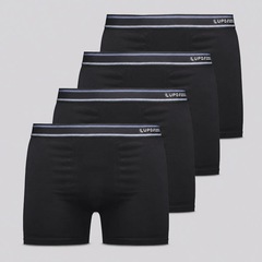 Kit 4 Cuecas Boxer Lupo com Elastano Adulto - Foto 1