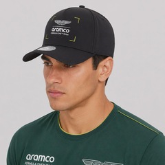 Boné Unissex Puma Aston Martin F1 BB Aba Curva - Foto 5