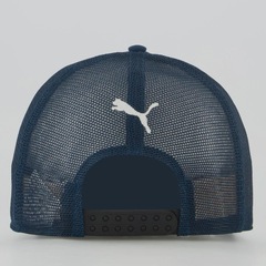 Boné Unissex Puma Ferrari Trucker Logo Aba Curva - Foto 3